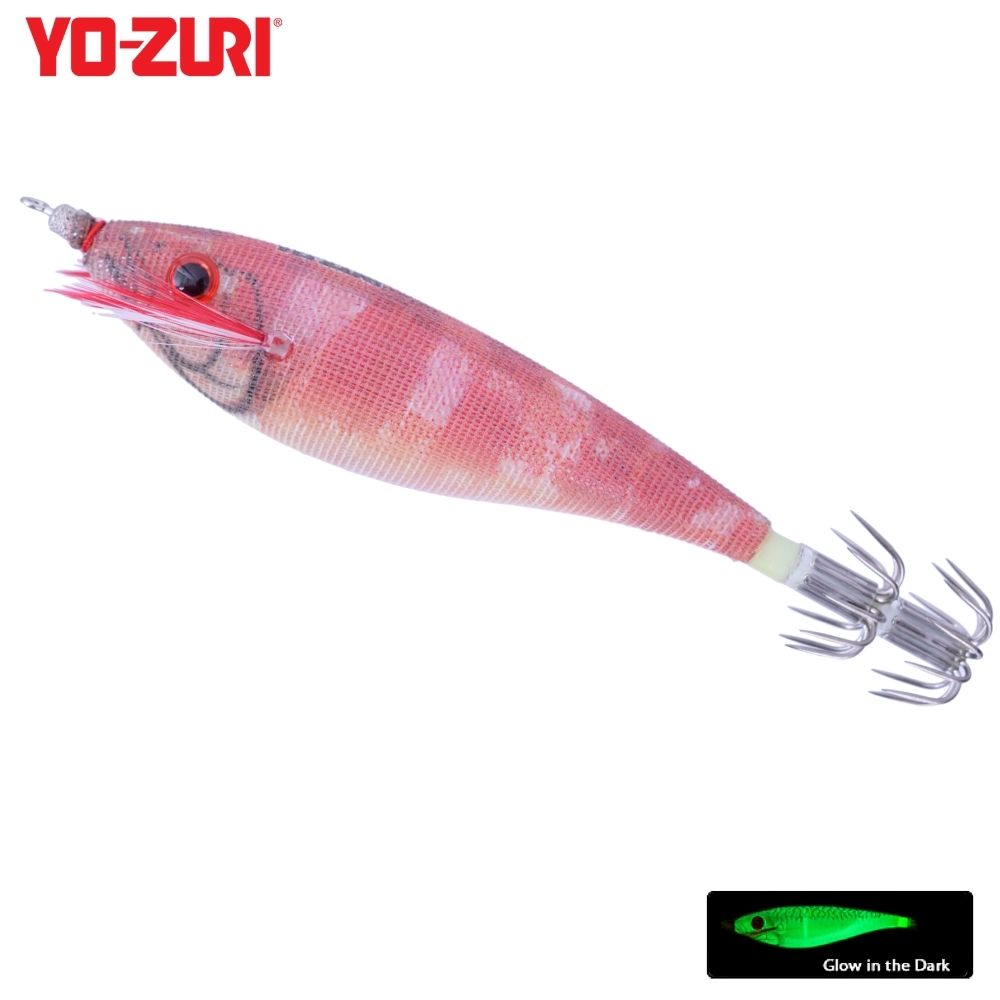 YO-ZURI Squid Fishing Luminous Squid Jig Lure ULTRA CLOTH Natural M/M2/LRAH