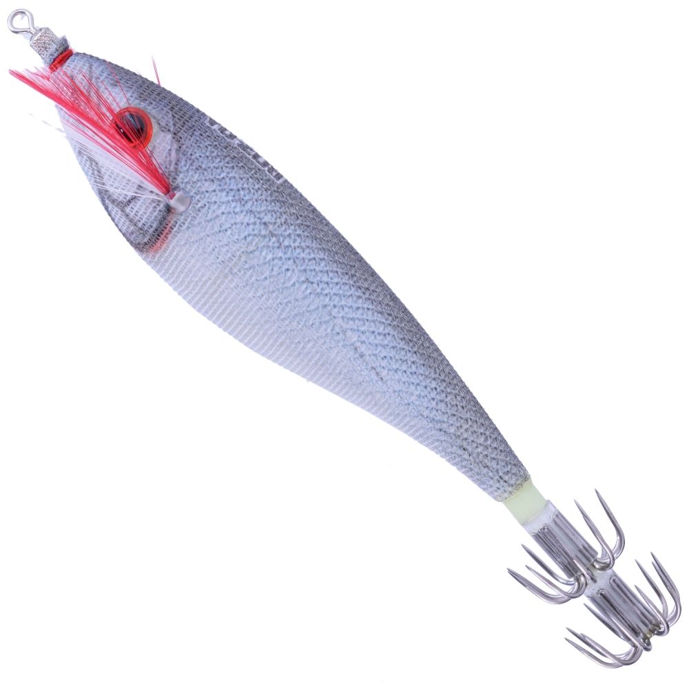 YO-ZURI Squid Fishing Luminous Squid Jig Lure ULTRA CLOTH Natural M/M2/LRSB - Image 2