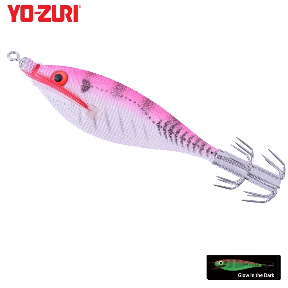YO-ZURI Squid Fishing Luminous Squid Jig Lure ULTRA CLOTH SS/M2/CL8