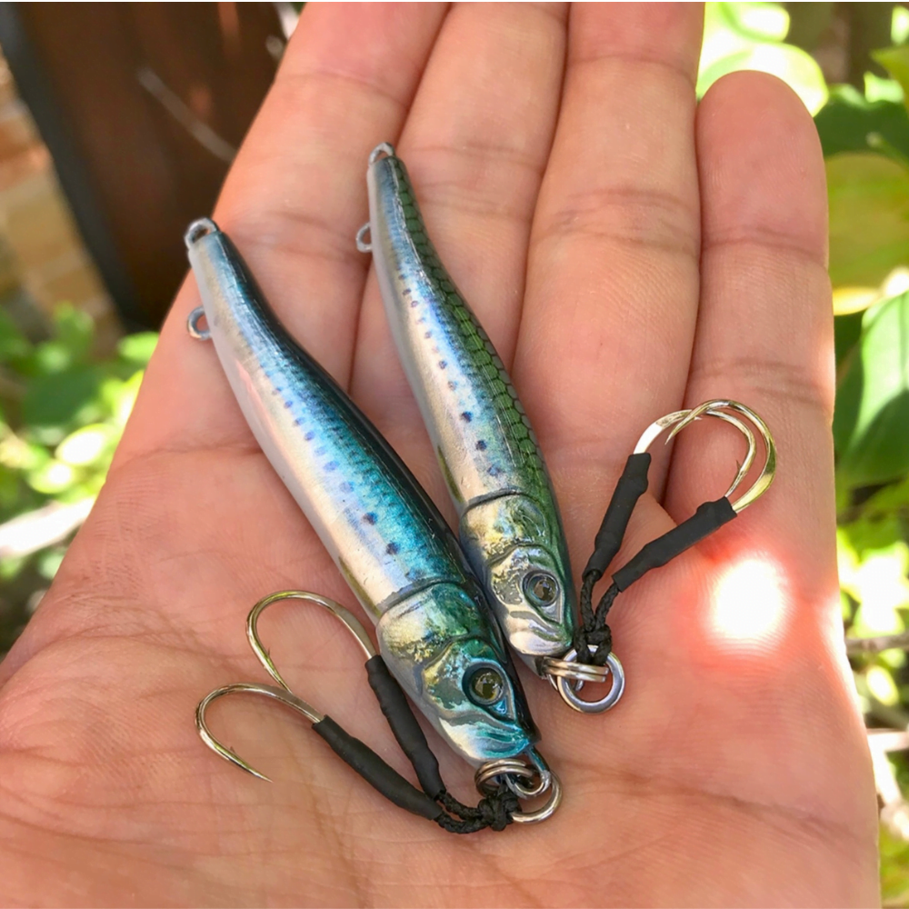 LITTLE JACK Saltwater Realistic Jig Lure METAL ADICT Type 04 30g - Image 12