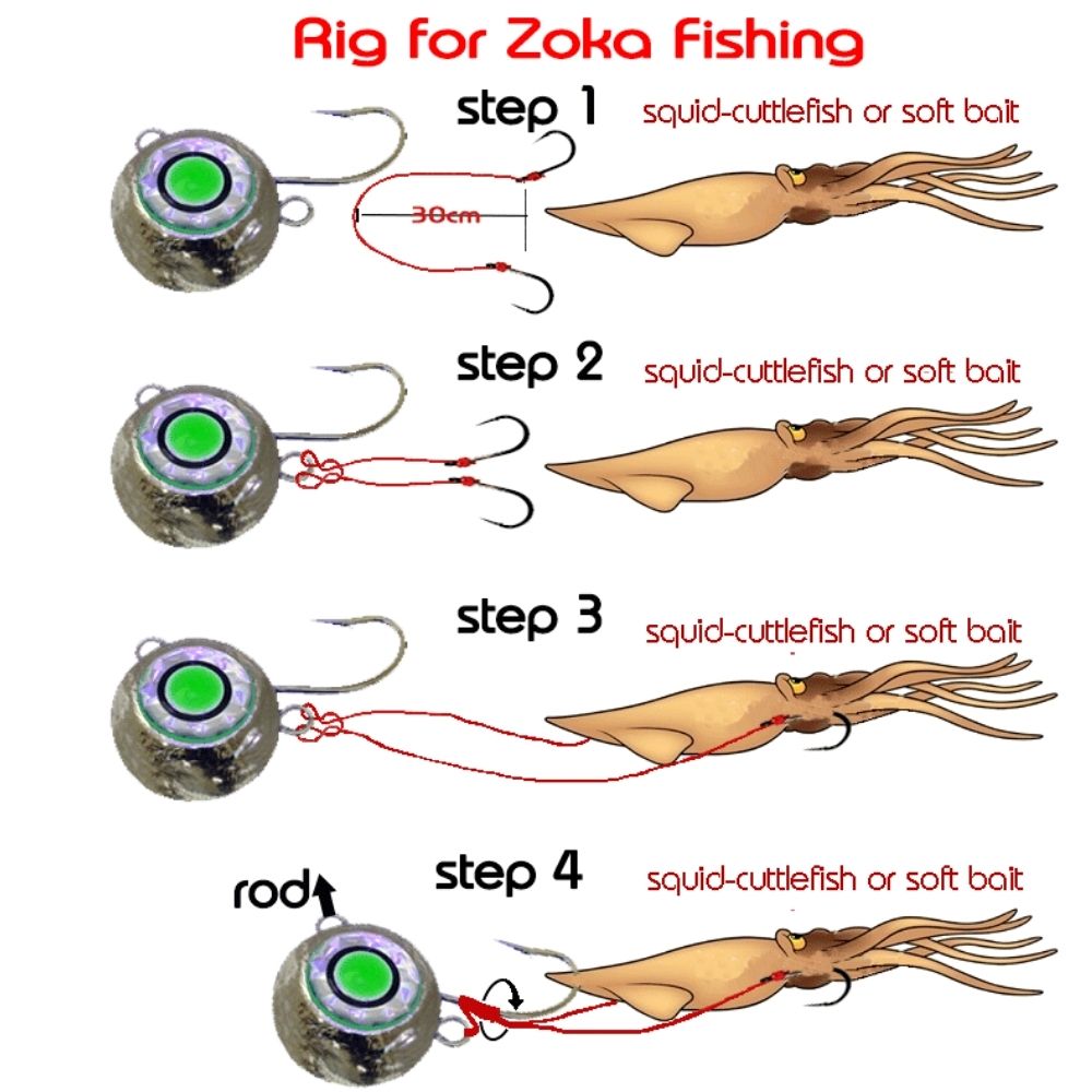 X-PARAGON Saltwater Fishing Live And Fresh Bait ZOKA BALL Rig - Image 2