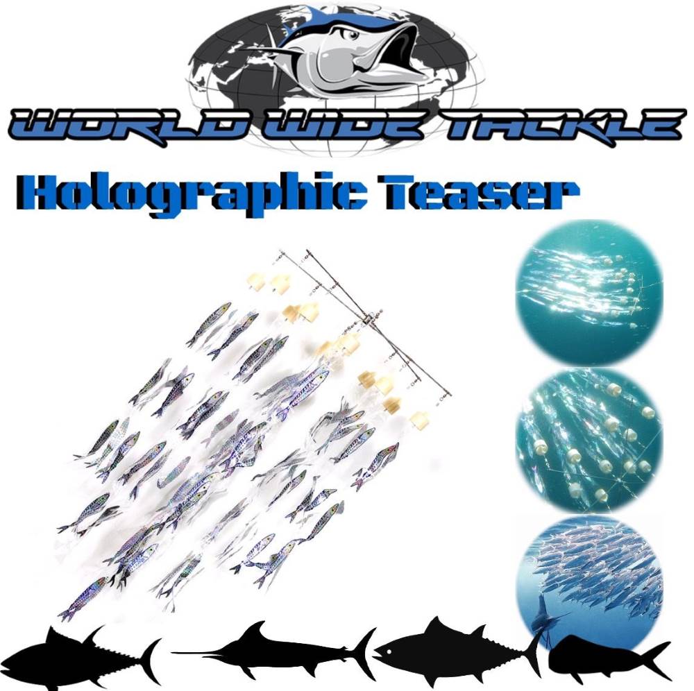 WWT HOLOGRAPHIC OFFSHORE GAME FISH TEASER "BAIT BALL"