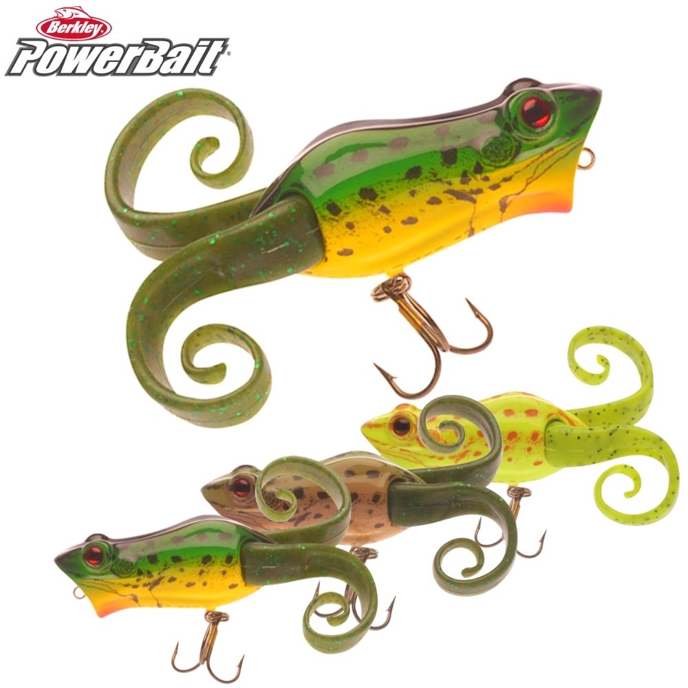BERKLEY PowerBait Topwater Popper Lure Frenzy Pop FROG 6cm/10g