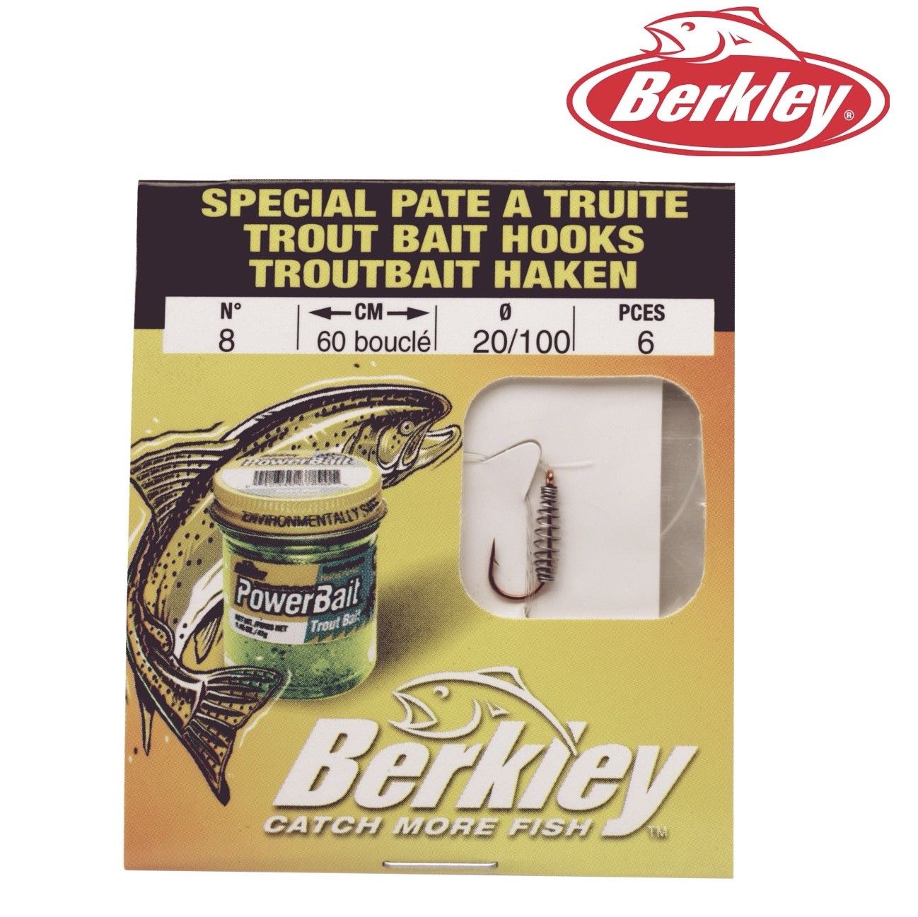BERKLEY PRE-TIED TROUT BAIT HOOKS