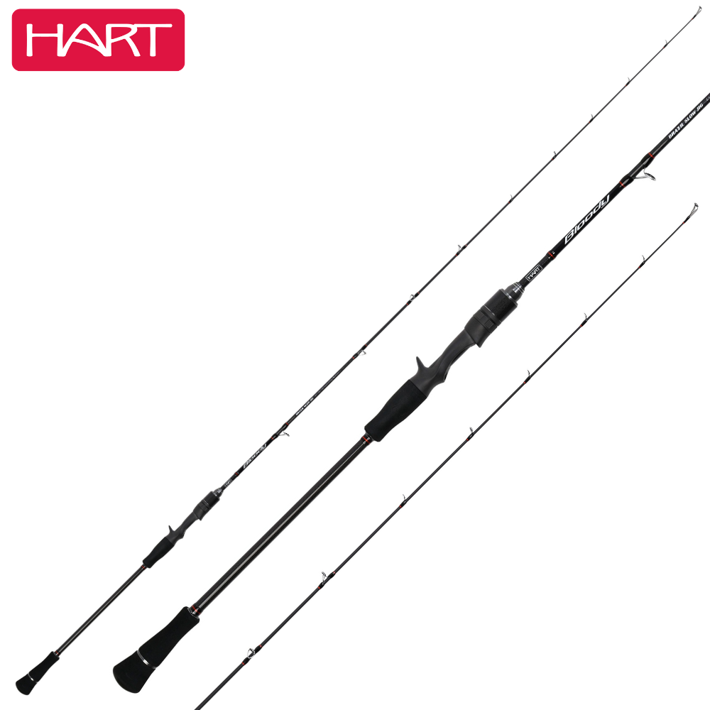 HART Bloody Slow Jigging Spiral Quide Baitcasting Rod BRAZIL 6.3/30-180g Max 300g