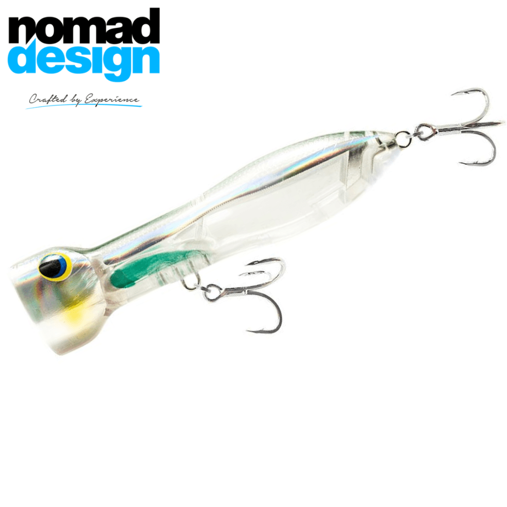 NOMAD DESIGN Micro Popper Lure CHUG NORRIS 50 Holo Ghost Shad