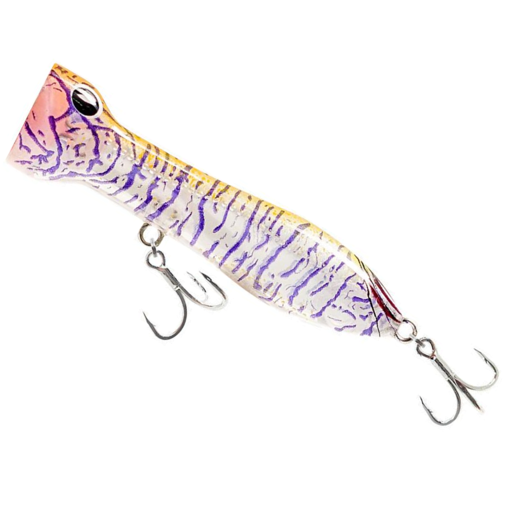NOMAD DESIGN Micro Popper Lure CHUG NORRIS 50 Holo Purple Shrimp - Image 2
