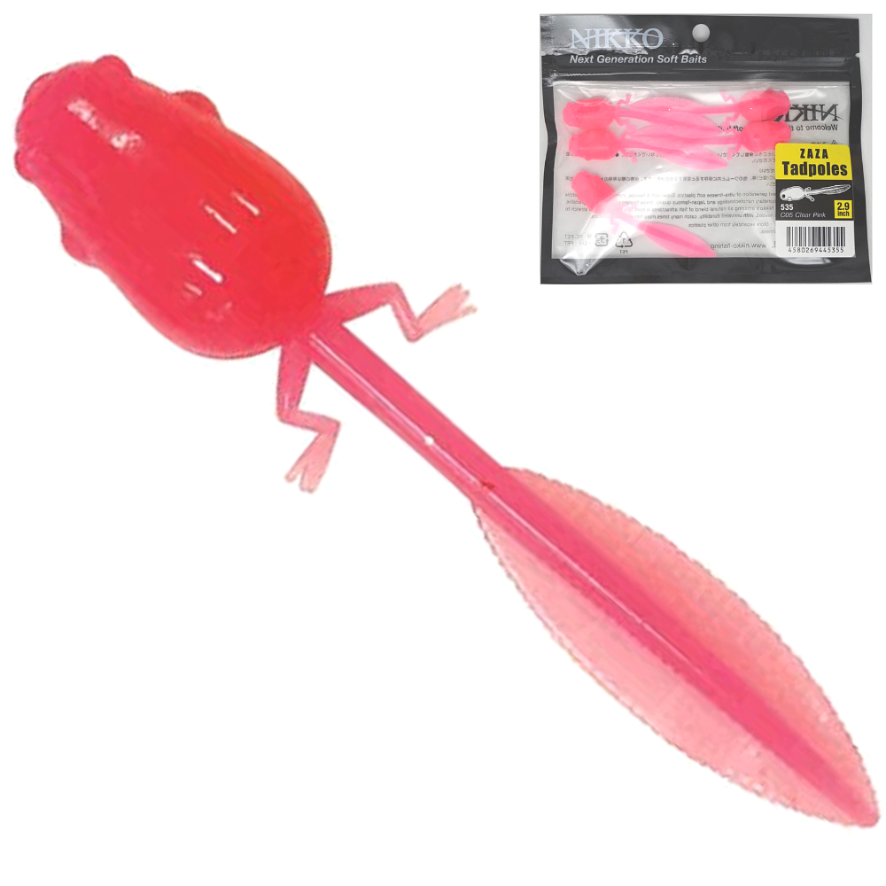NIKKO KASEI Bass Fishing Scented Soft Bait Lure ZAZA TADPOLE 2.9” - Image 2
