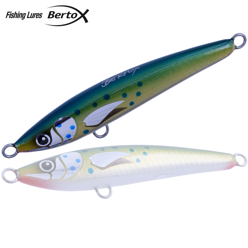 BERTOX Saltwater Handmade Wooden Sinking STICK BAIT 13.5cm/43g Dorado