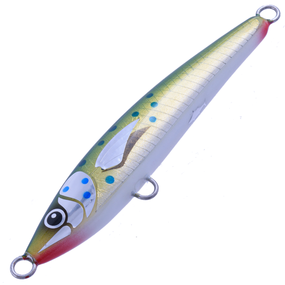 BERTOX Saltwater Handmade Wooden Sinking STICK BAIT 13.5cm/43g Dorado - Image 3