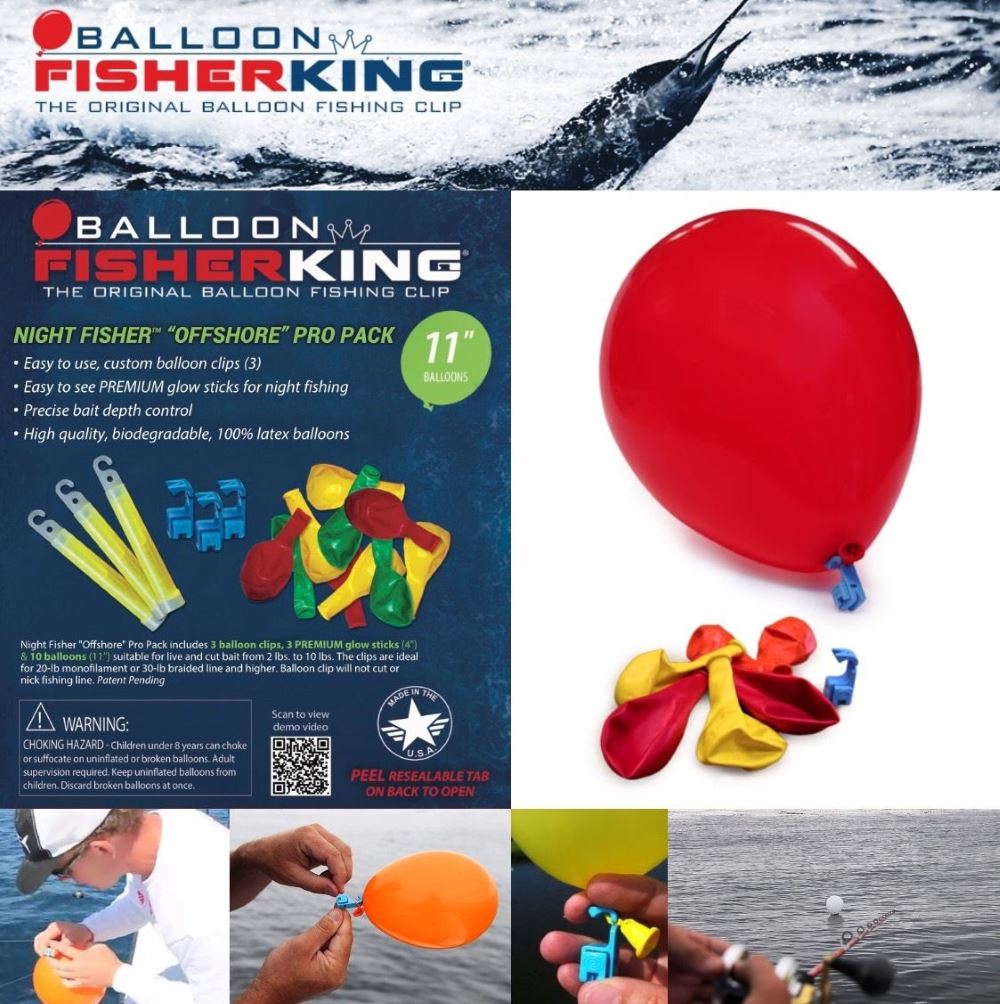 BALLOON FISHER KING SYSTEM NIGHT FISHER OFFSHORE PRO PACK 11