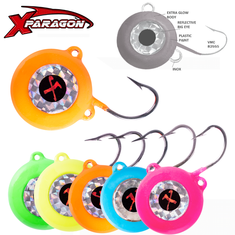 X-PARAGON Saltwater Jig Head Lure ZOKA BALL Slim Glow Extra Power 100g