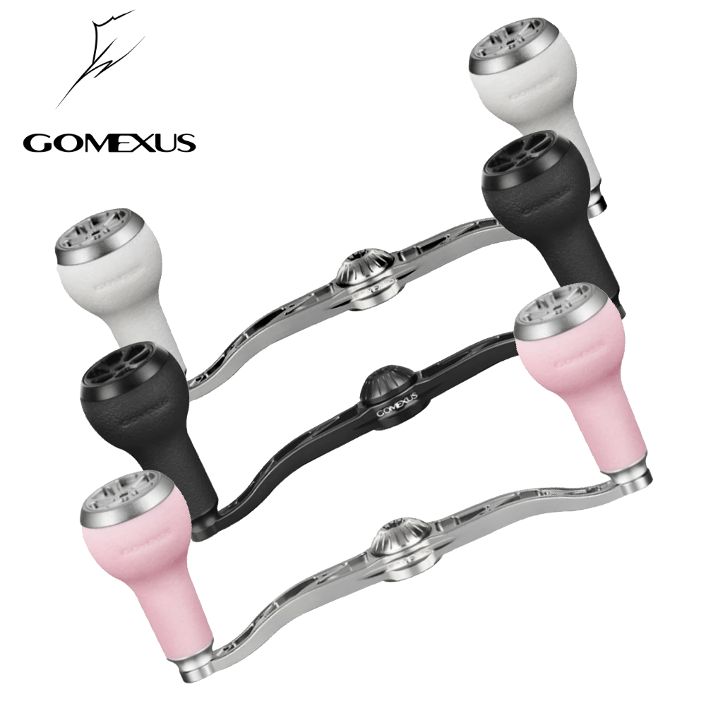 GOMEXUS Fishing Baitcasting Reel Alu Crank Handle W/TPE Knob BDH 120D