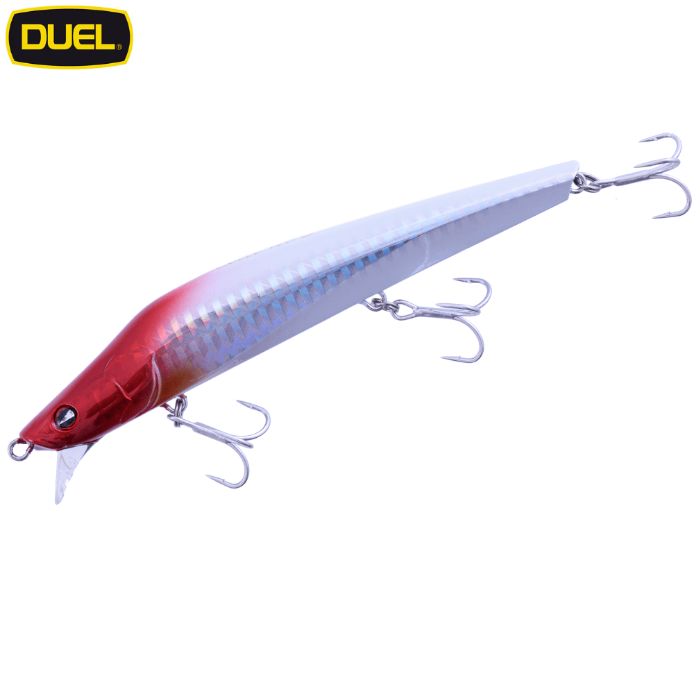 DUEL Saltwater Sinking Jerkbait Minnow Lure DOLCE 125S Red Head