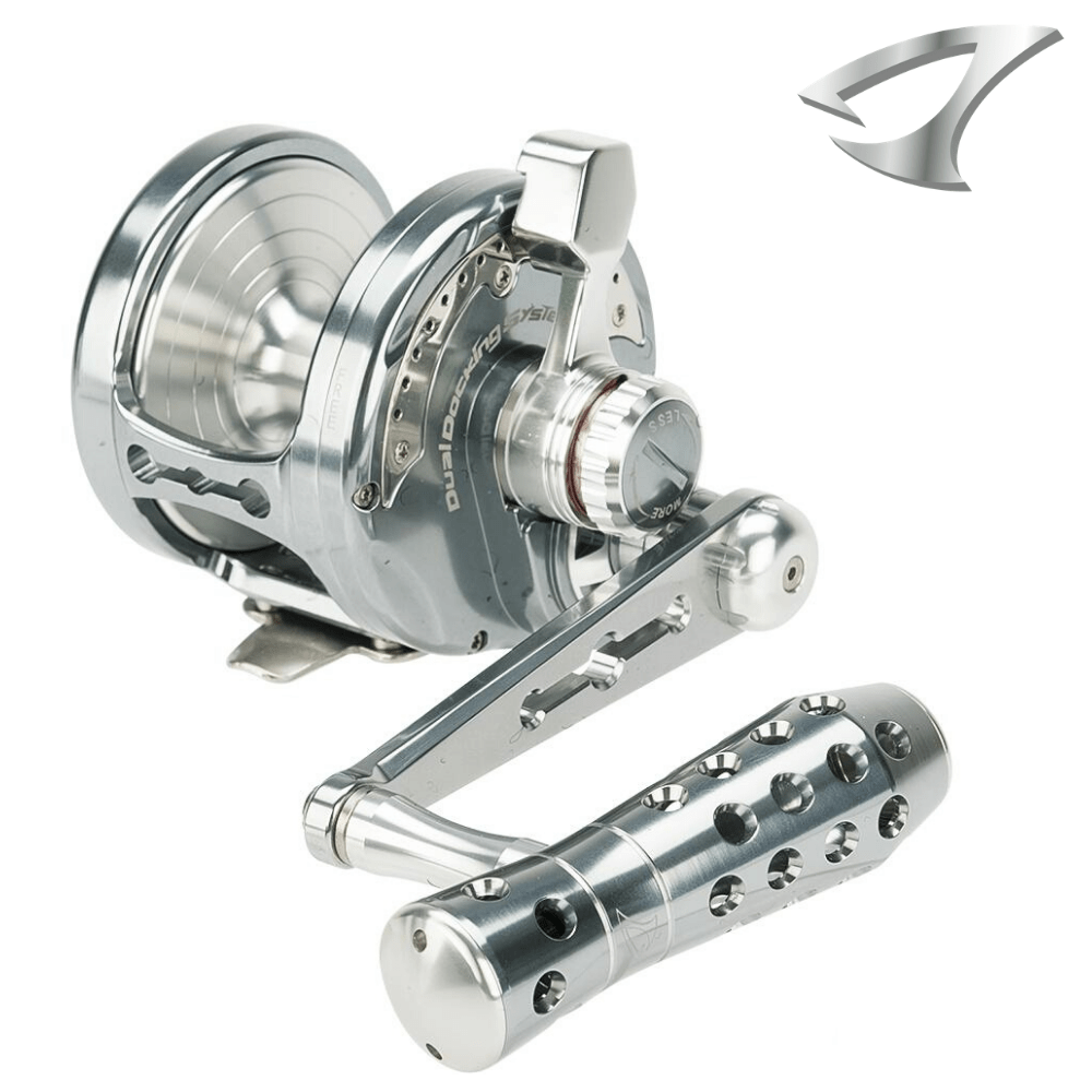 JIGGING MASTER Saltwater Righthanded Jigging Reel Power Spell PE8 Gray/Silver