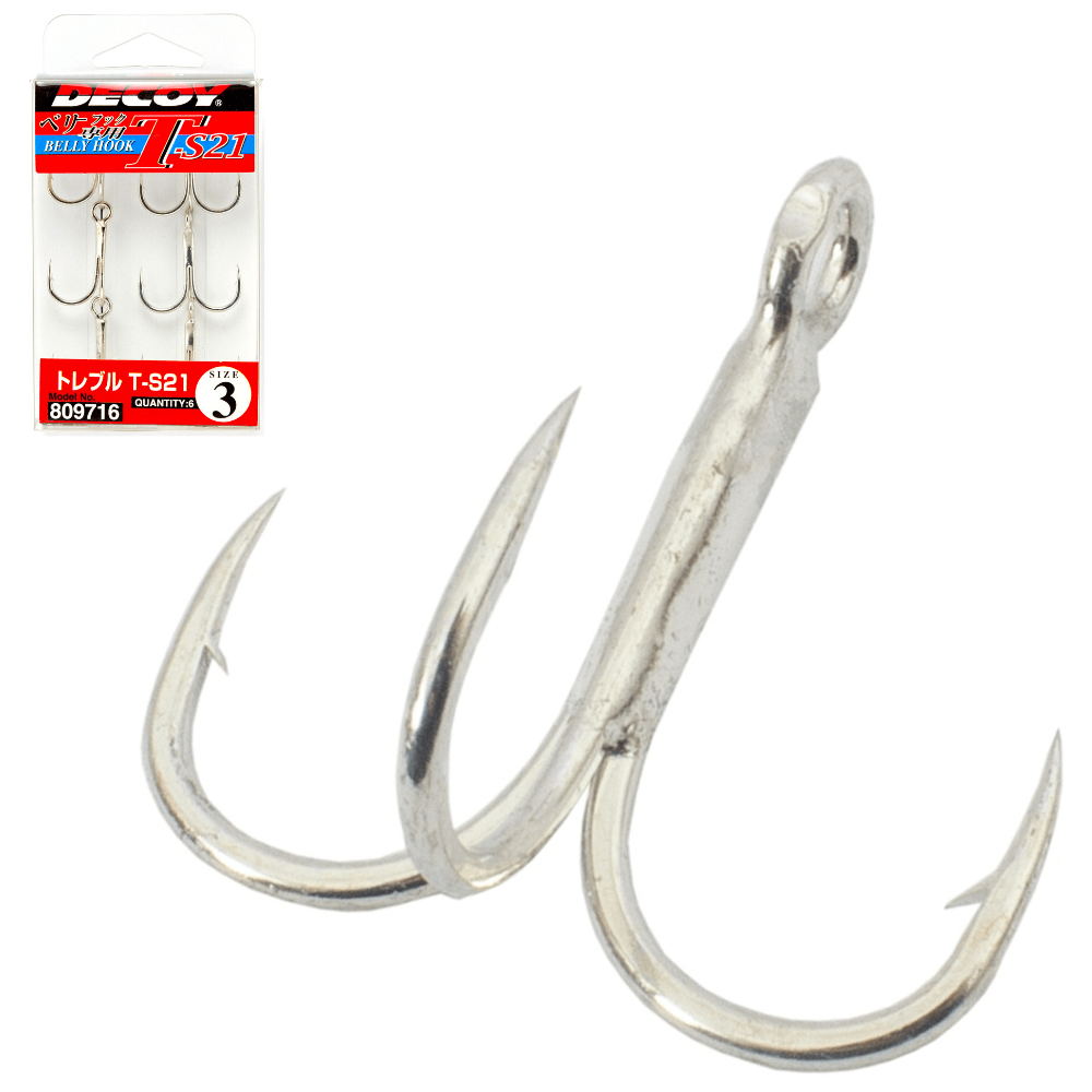 DECOY Special Design Lure Assist Belly Hook T-S21