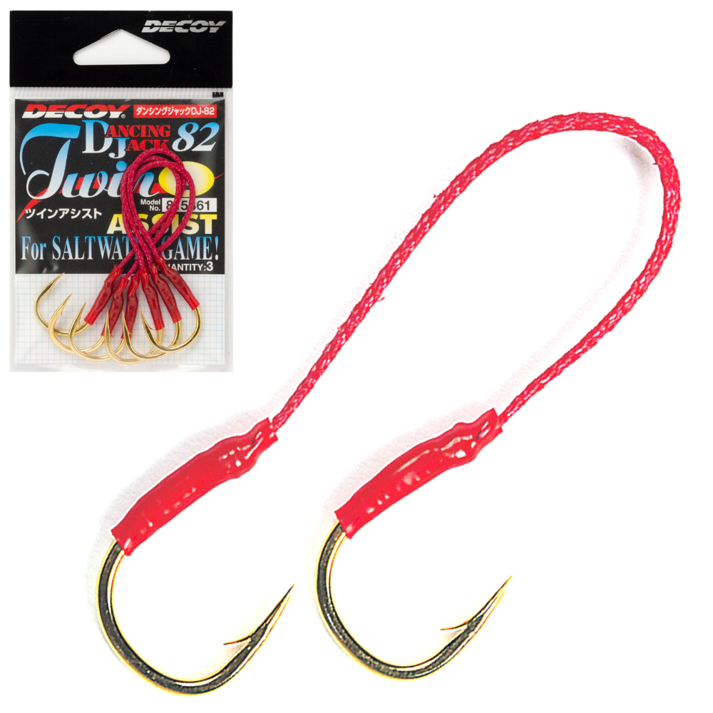 DECOY Saltwater Light Jigging Twin Assist Hook DANCING JACK DJ-82