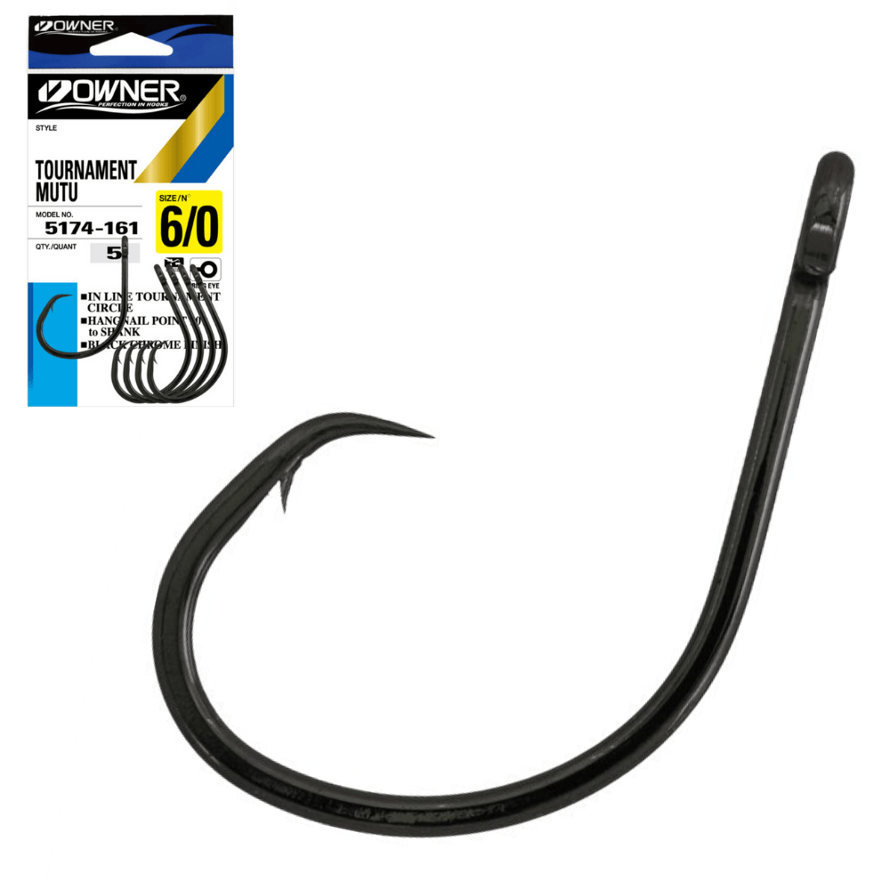 OWNER Saltwater Big Game Circle Non Offset Hook Tournament MUTU