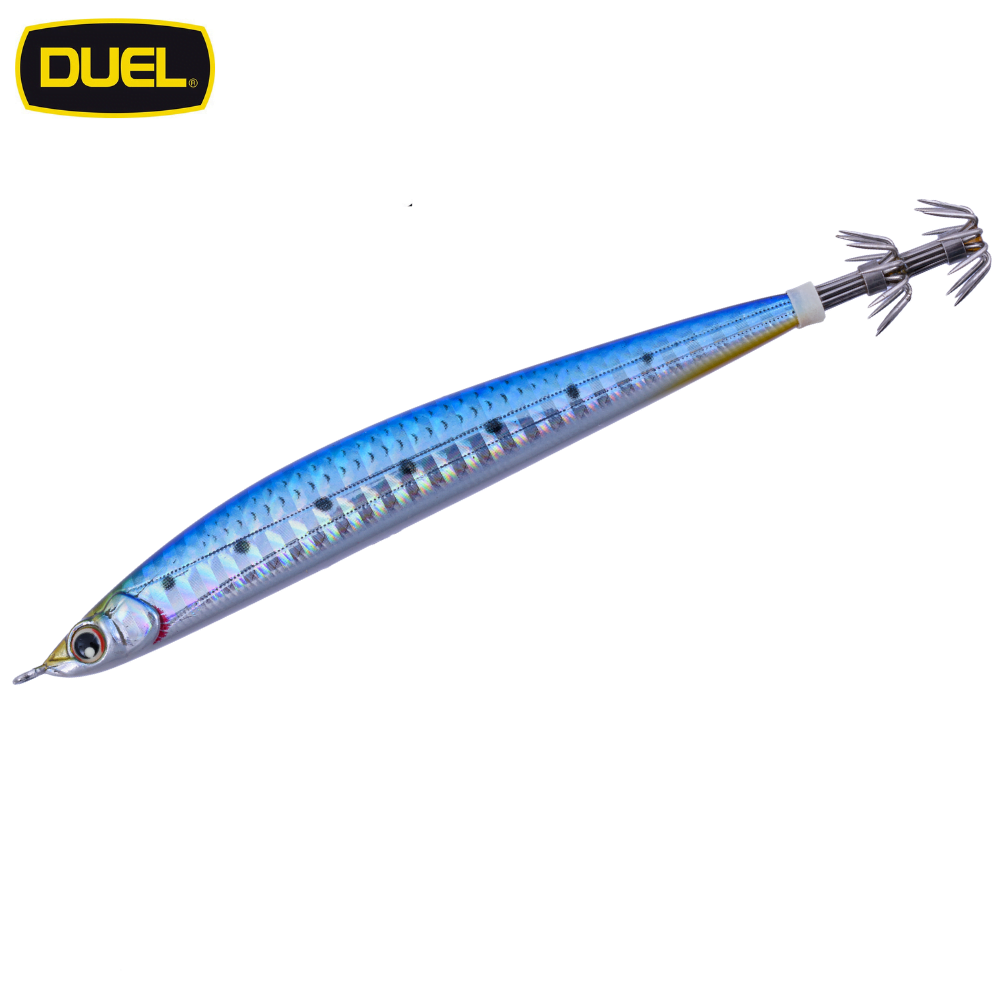 DUEL Squid Fishing Lipless Squid Jig Lure EZ-Minnow Ultra 80mm/HIW