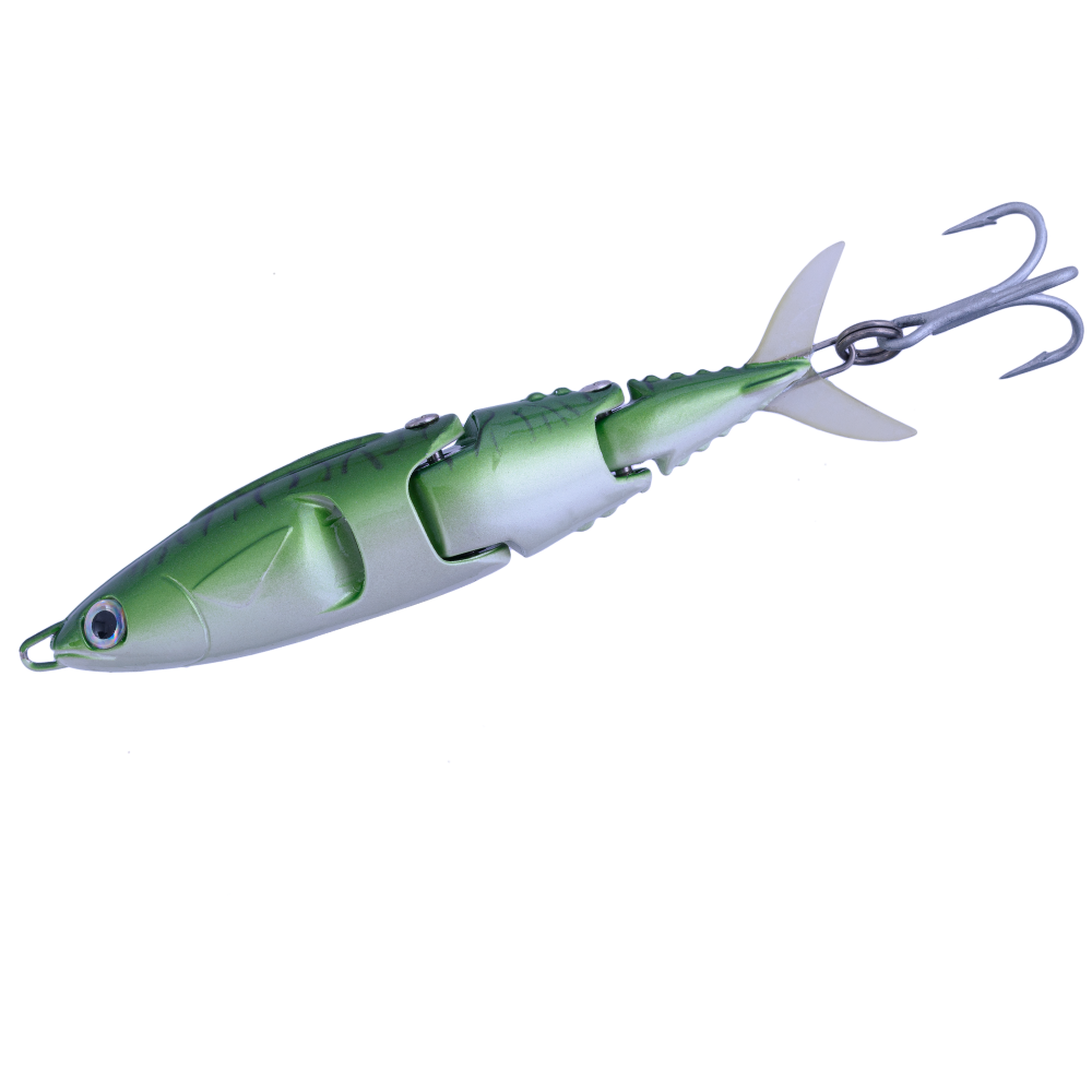 STS Jointed Swimbait Lure CANDY MACK Inshore Green Mack