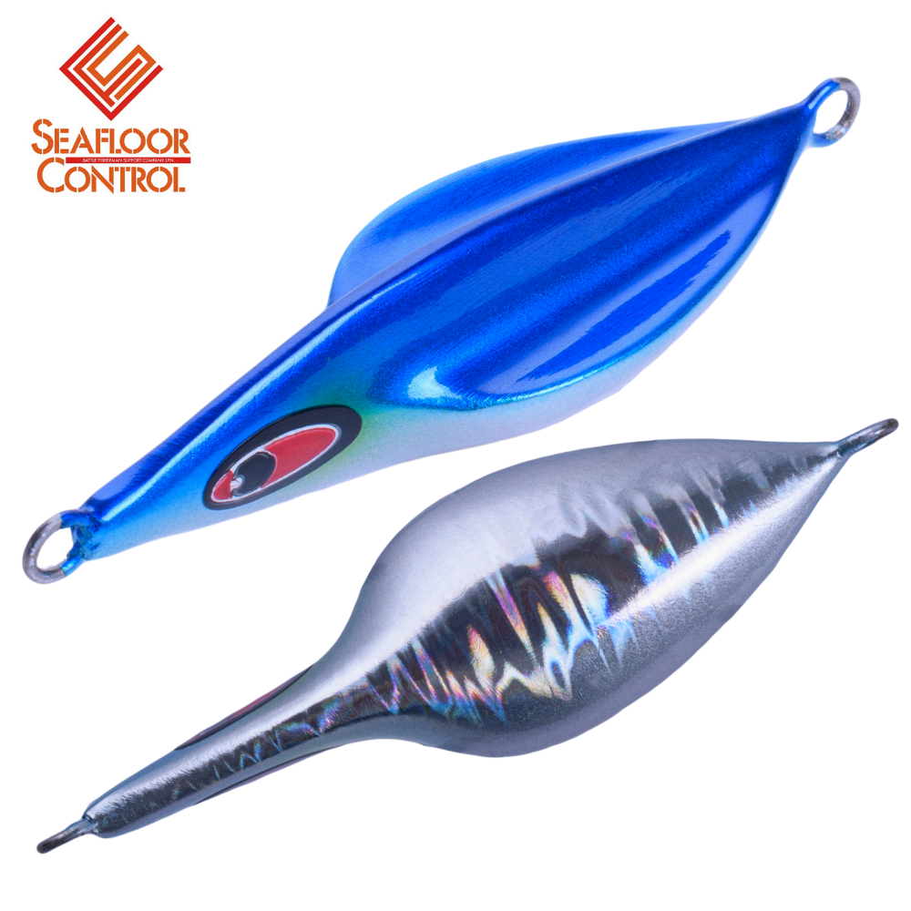 SEAFLOOR CONTROL Saltwater Bottom Bumping Jig SCOUT 100g Blue/Silver
