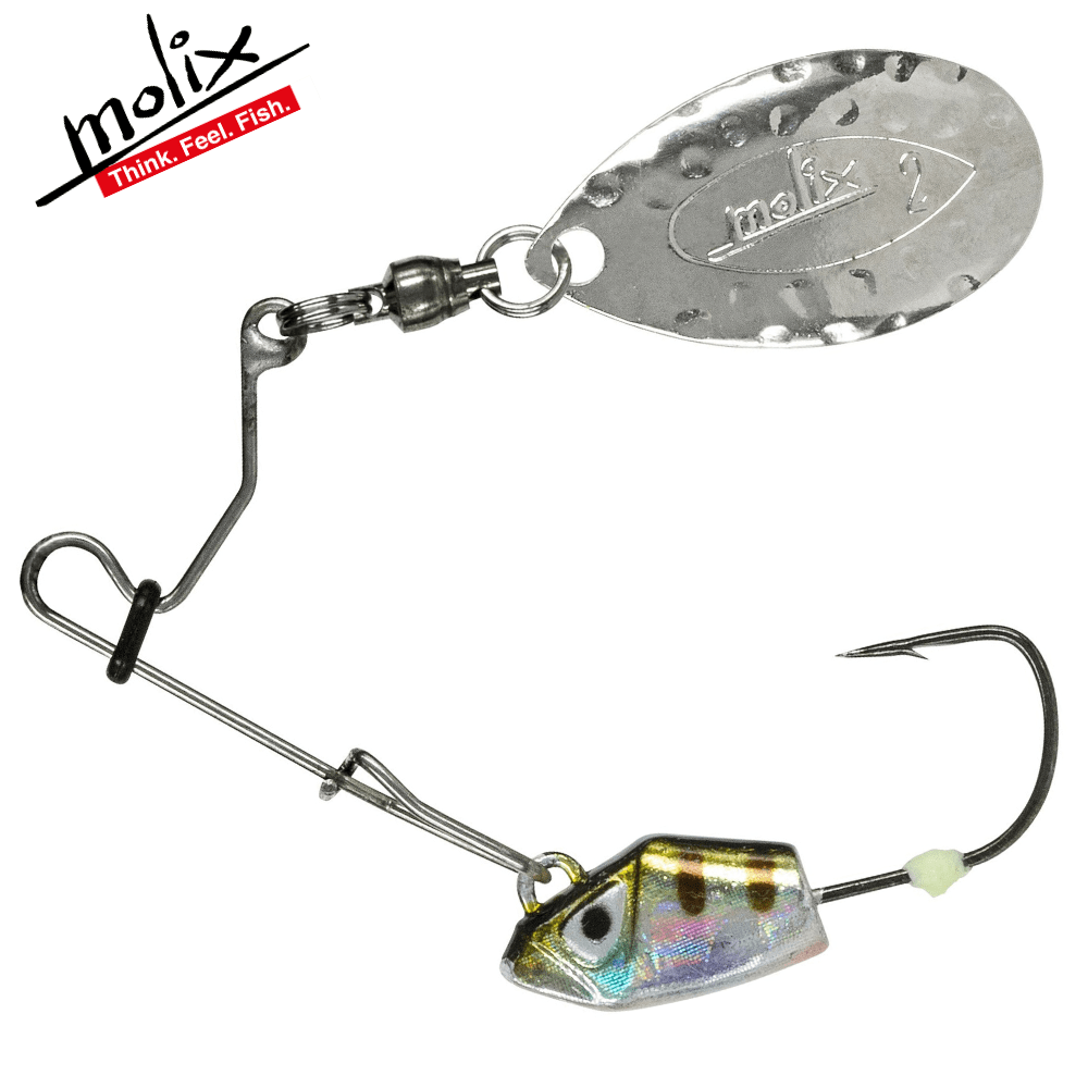 MOLIX Ultra Light Fishing Wire Bait Lure RS Spinnerbait 3.5g/46 GT