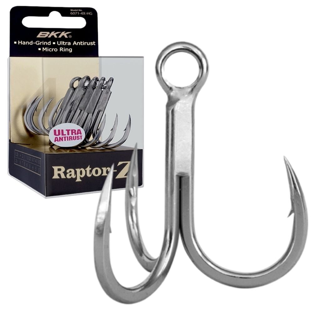 BKK Ultra Antirust Coating Ultimate Treble Hook RAPTOR-Z