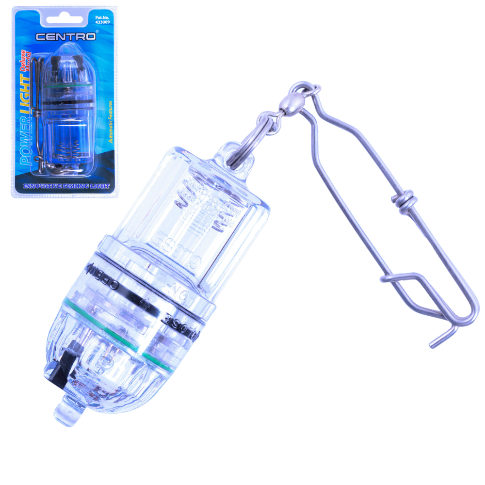 CENTRO Deep Drop Water Activated Fishing Power Light DELUXE ZW-6 Green/Blue/Wht