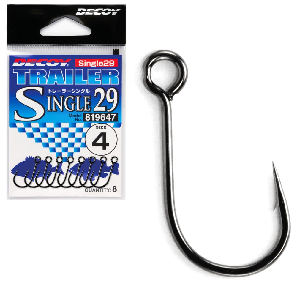 DECOY Light Game Fishing Trailer Assist Lure Hook SINGLE-29