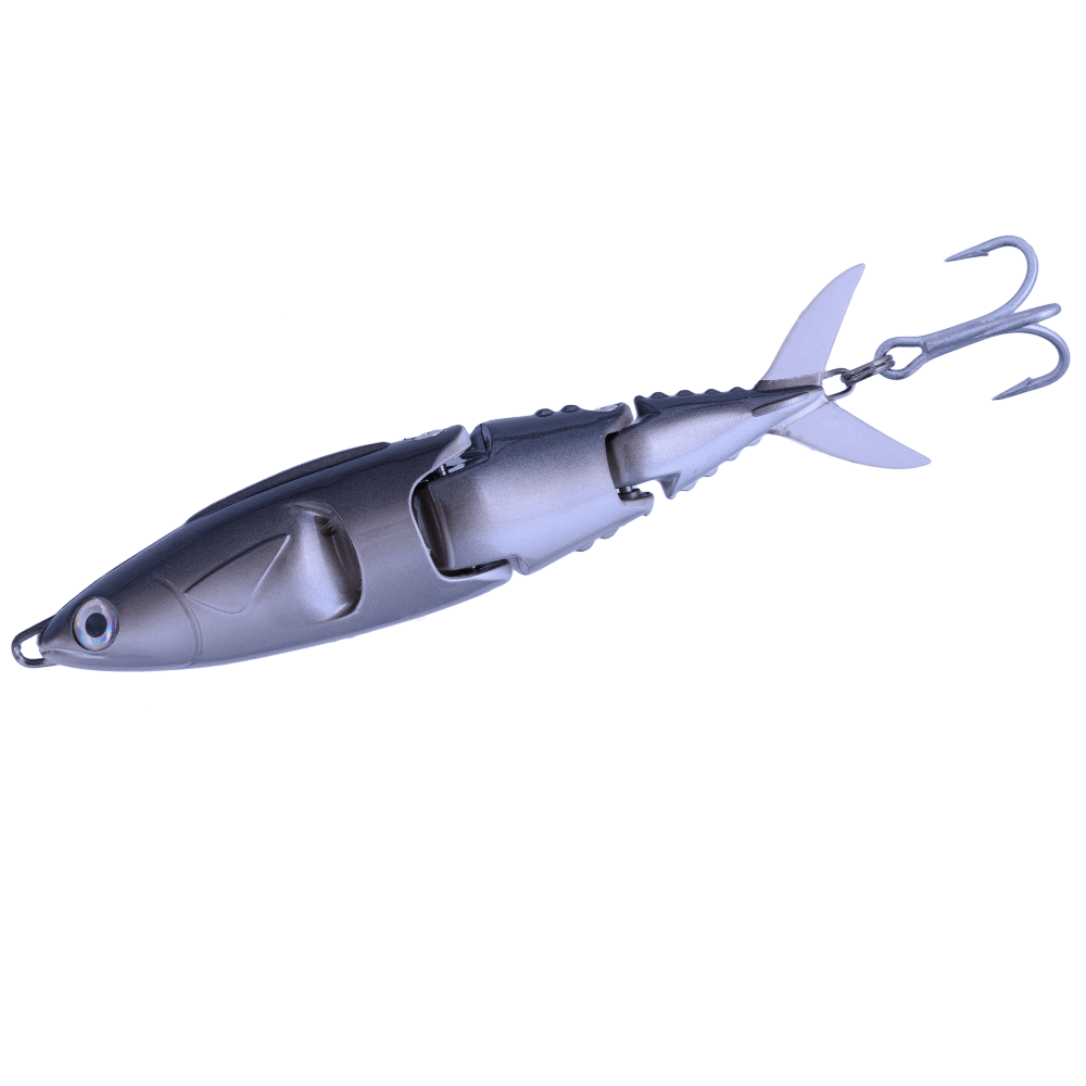 STS Jointed Swimbait Lure CANDY MACK Big Game Black/Silver