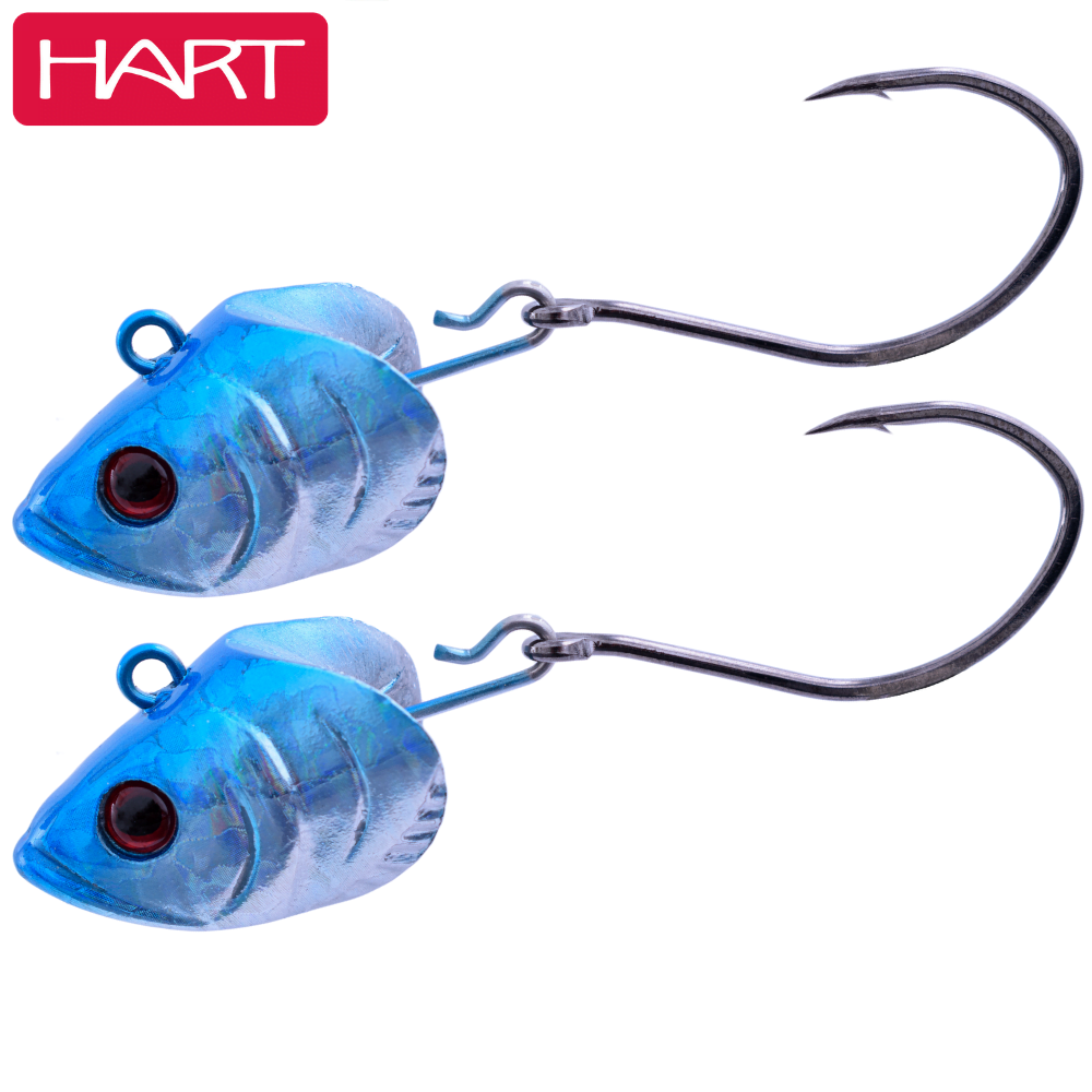 HART Absolute Shad Jig Head With Swinging Hook 50g/2pcs