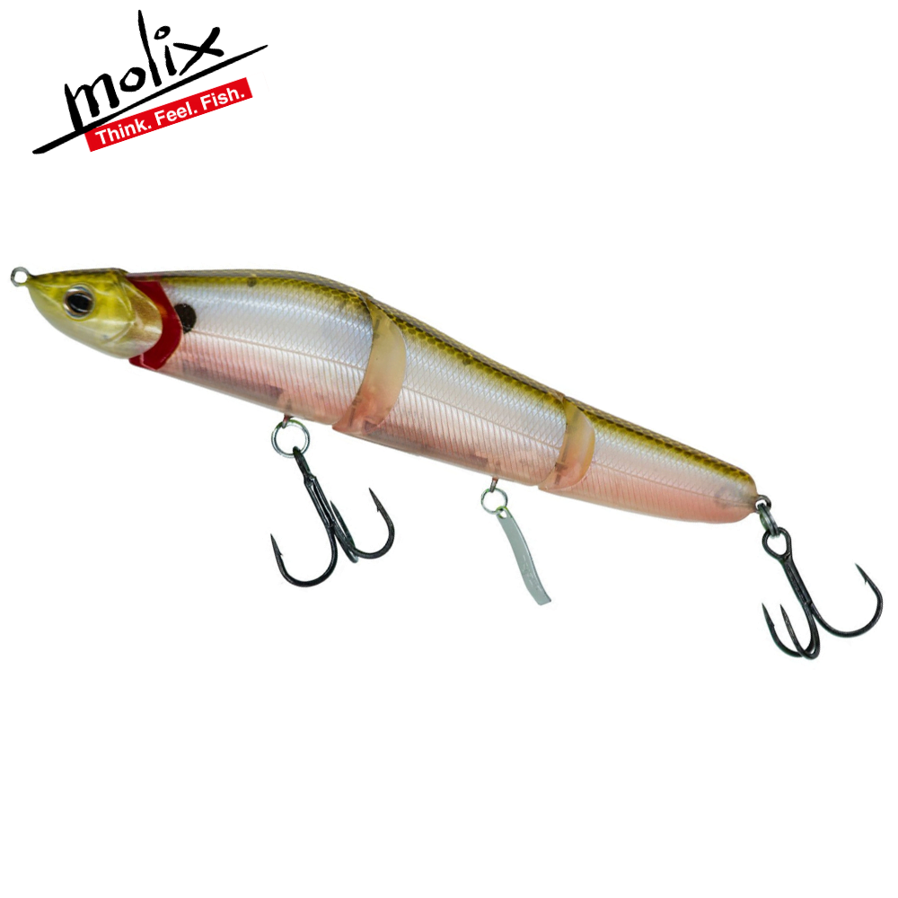 MOLIX Jointed Lipless Jerkbait Minnow Lure BRIGANTE 160FL Lugano Shad
