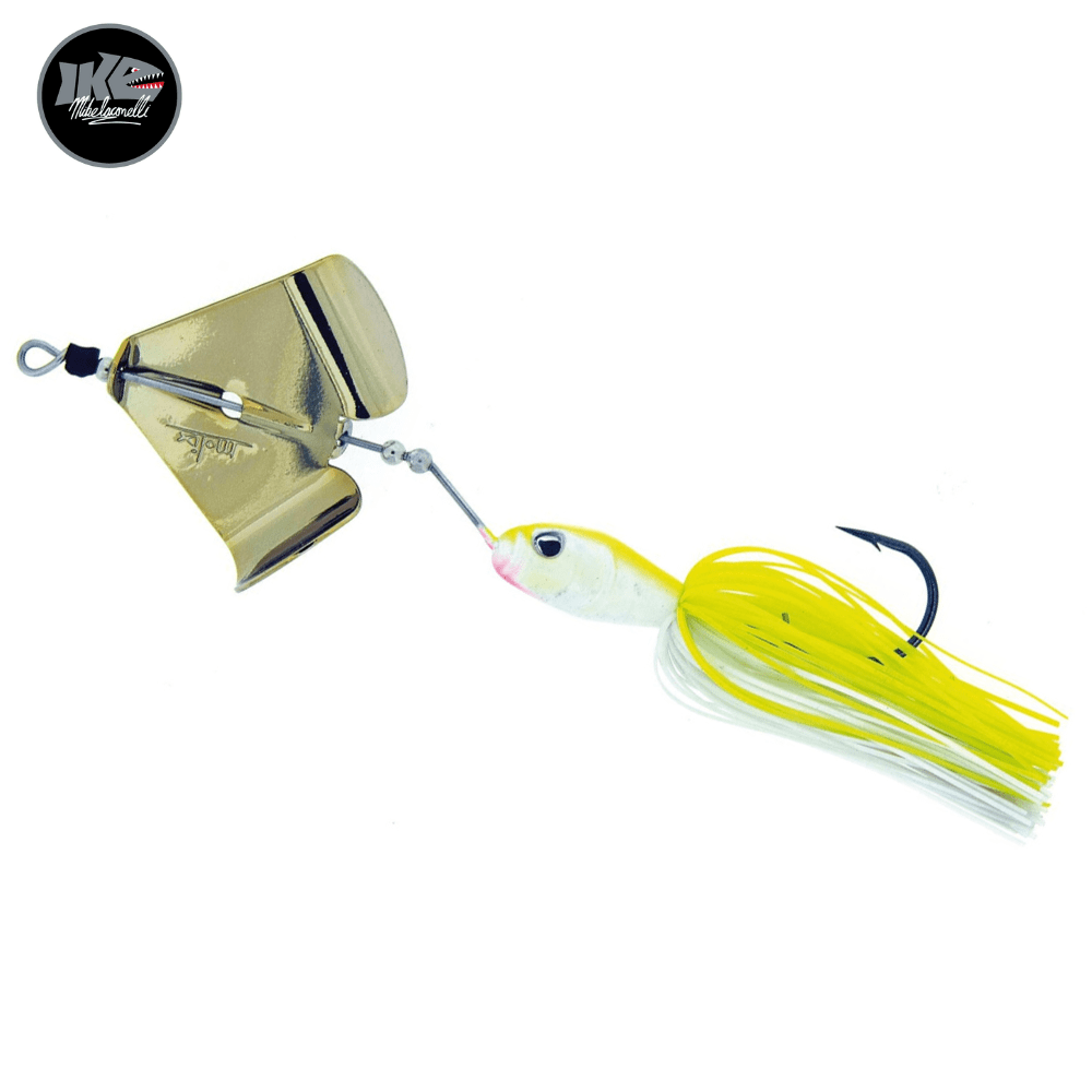 MOLIX By Mike Iaconneli Spinnerbait Lure Lover BUZZ 1/2oz White Chart