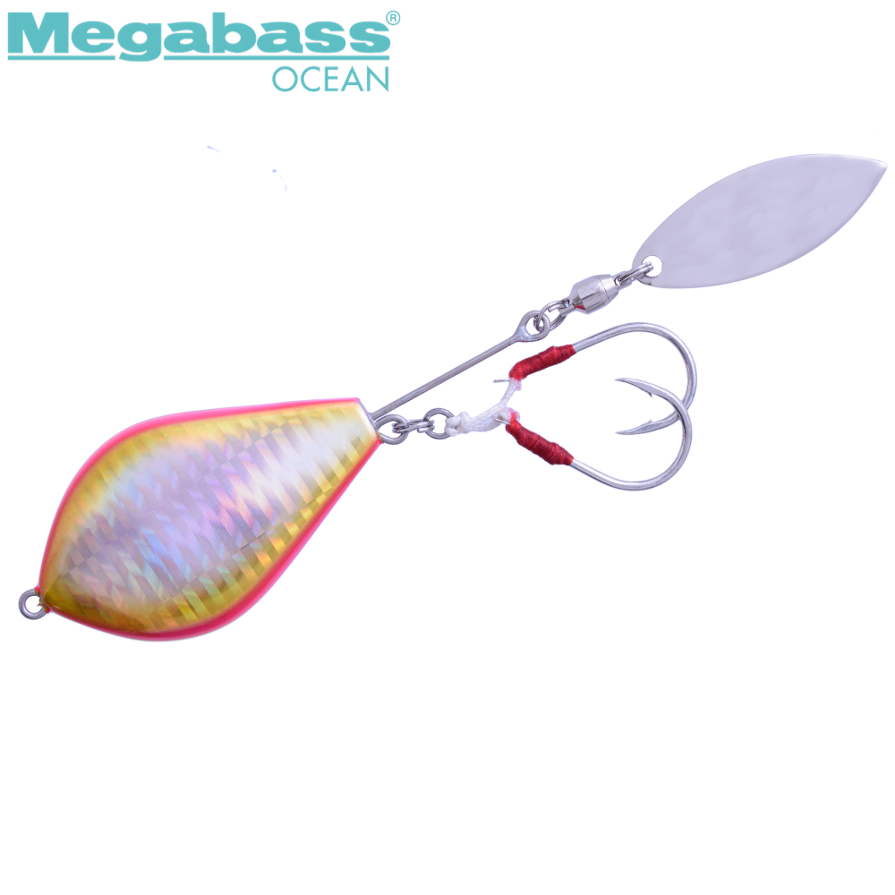 MEGABASS Saltwater Blade Flash Metal Lure MAKI JIG DROP 150g G Coral Pink