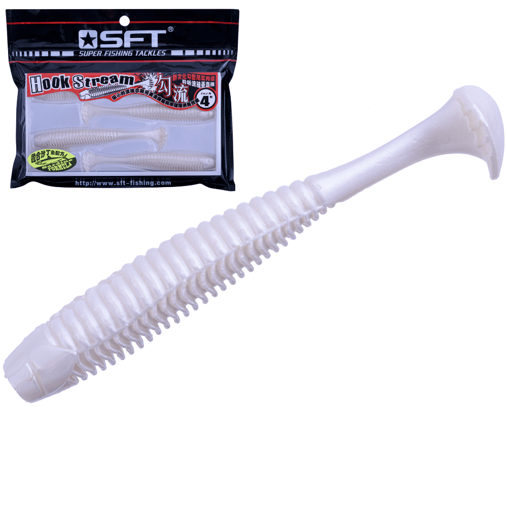 SFT Sardine Scented Soft Shad Lure HOOK STREAM 4in S-001
