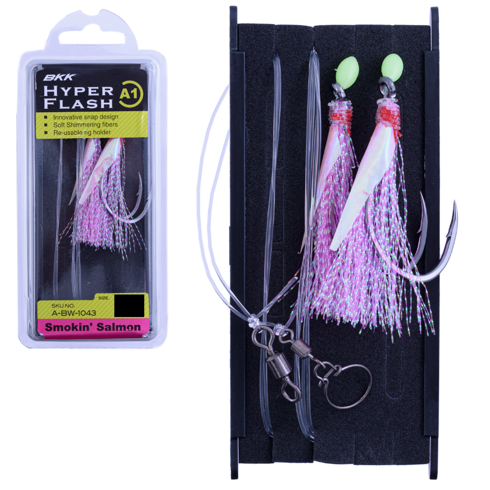 BKK Saltwater Bottom Fishing Rig HYPER FLASHER A1 Smokin’ Salmon
