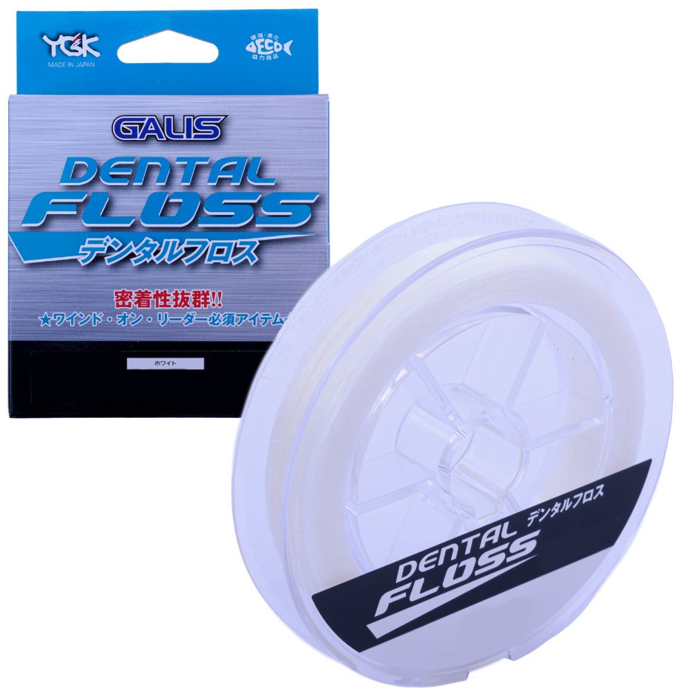 YGK Fishing Rigging Accessory DENTAL FLOSS #2/100m White