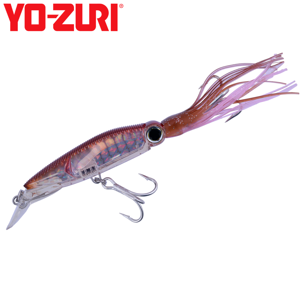YO-ZURI Saltwater Lifelike Squid Trolling Lure 3D SQUIRT 190mm/42g