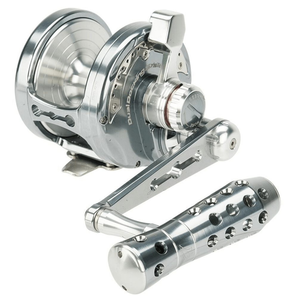 JIGGING MASTER Saltwater Righthanded Jigging Reel Power Spell PE8 Gray/Silver - Image 2
