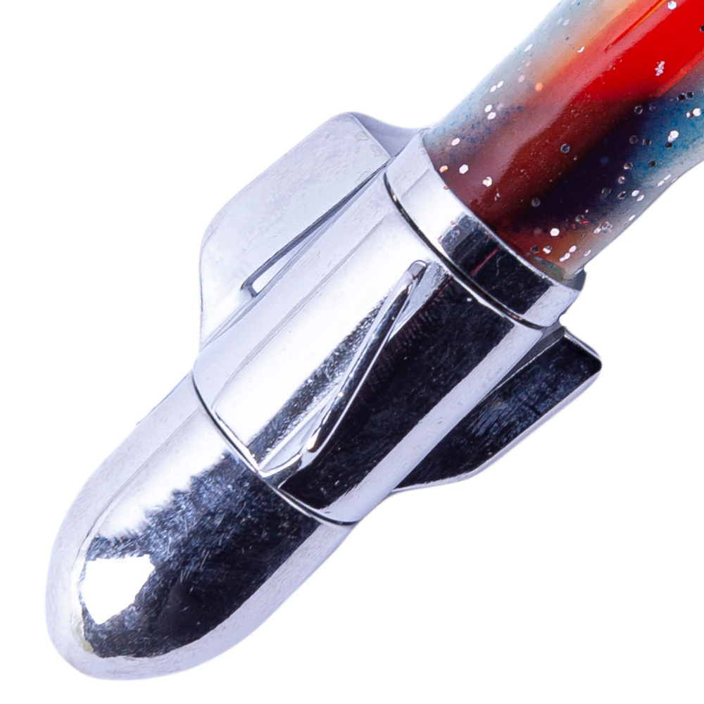 WWT Saltwater Trolling Skirted Lure BULLET PROP LUMO 16.5cm Glow - Image 2