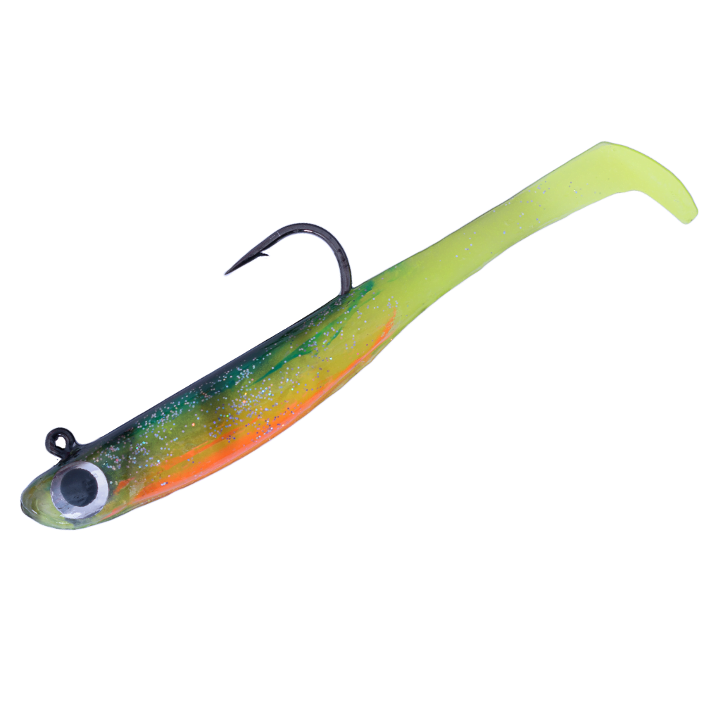 BERTOX Handmade Soft Shad Lure SEA BASS CANDY 90mm/11g #04 - Image 2