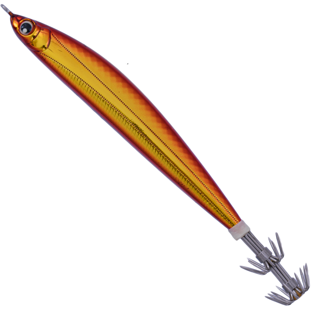 DUEL Squid Fishing Lipless Squid Jig Lure EZ-Minnow Ultra 80mm/HGR - Image 2