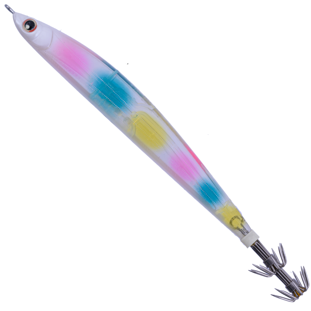 DUEL Squid Fishing Lipless Squid Jig Lure EZ-Minnow Ultra 80mm/LSCA - Image 2
