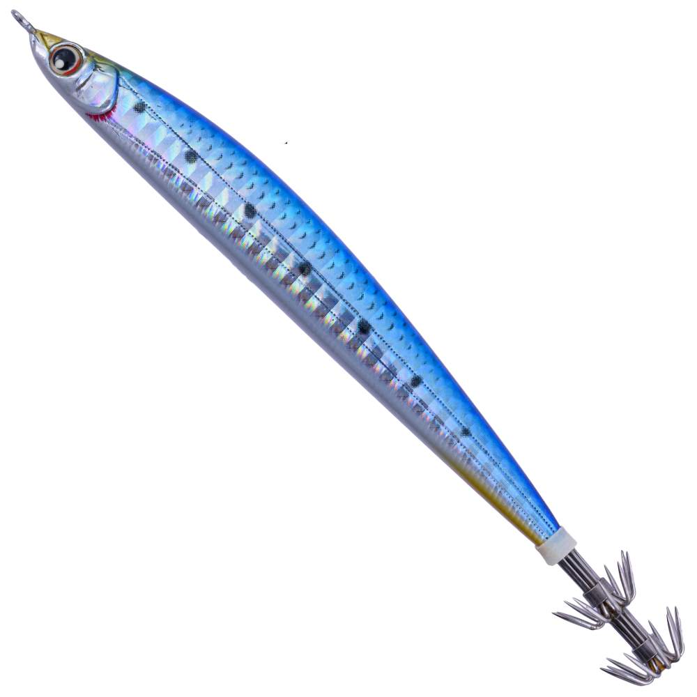 DUEL Squid Fishing Lipless Squid Jig Lure EZ-Minnow Ultra 100mm/HIW - Image 2