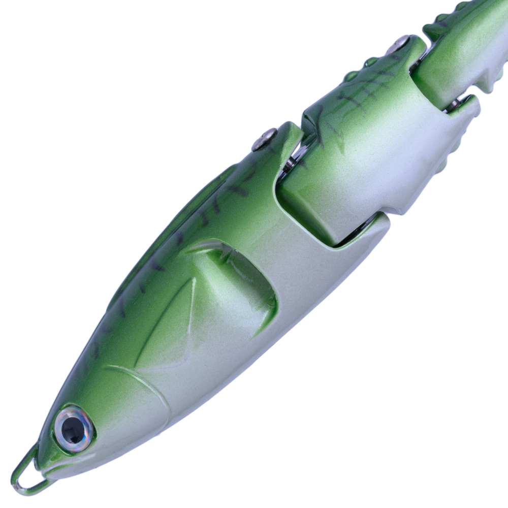 STS Jointed Swimbait Lure CANDY MACK Inshore Green Mack - Image 2