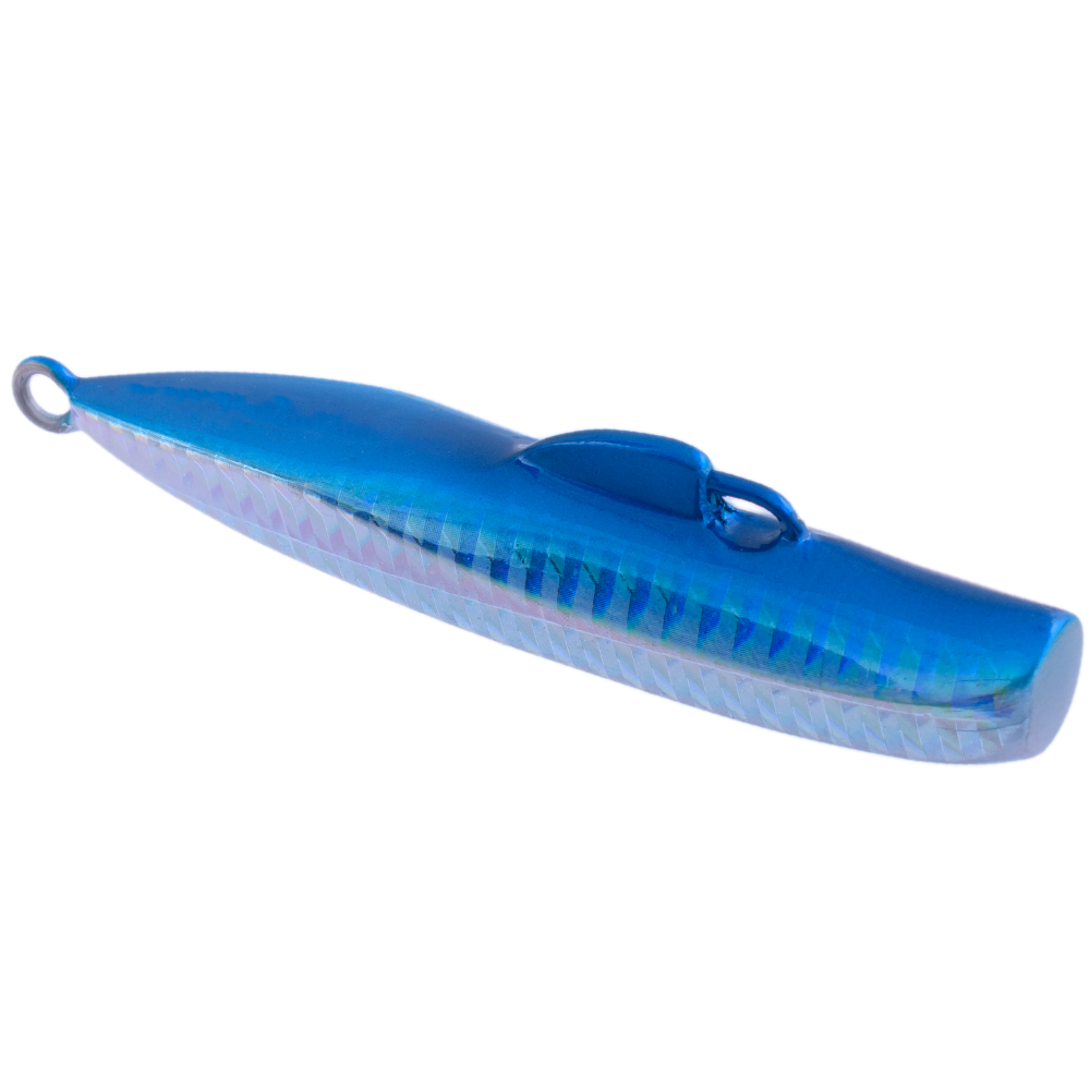 XORUS Rubber Jigging Metal Lure INCHIBITE II 150g Blue/Silver - Image 2