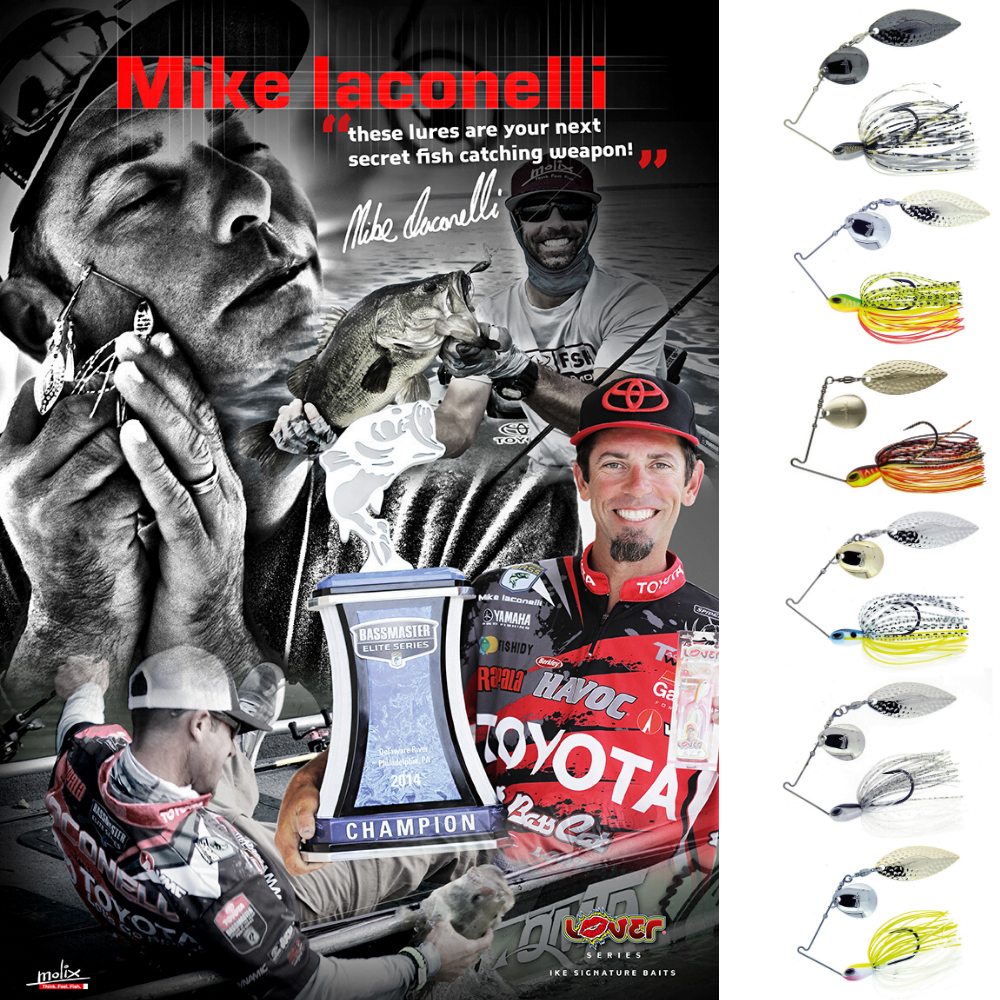 MOLIX By Mike Iaconelli Willow Tandem FS SPINNERBAIT 8.75g/17 - Image 2