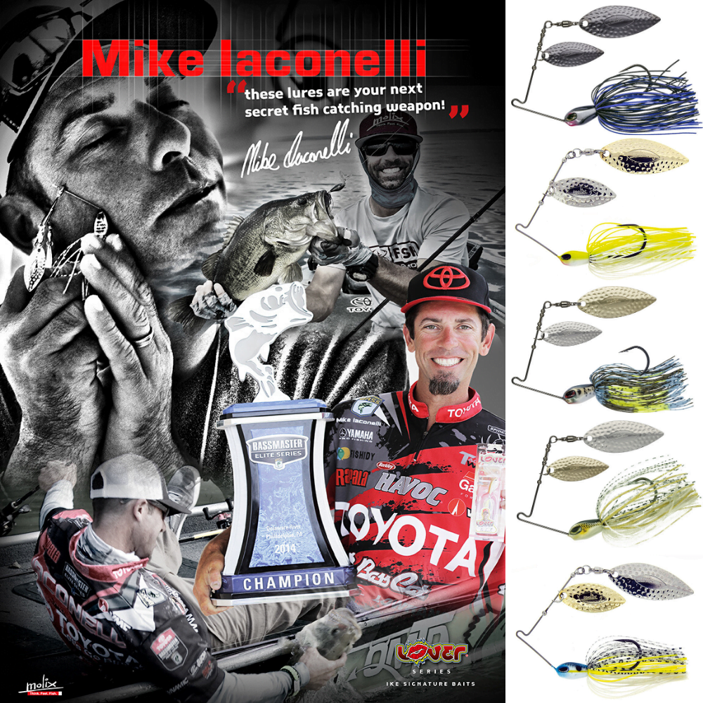 MOLIX By Mike Iaconelli Double Willow FS SPINNERBAIT 14g/08 - Image 2