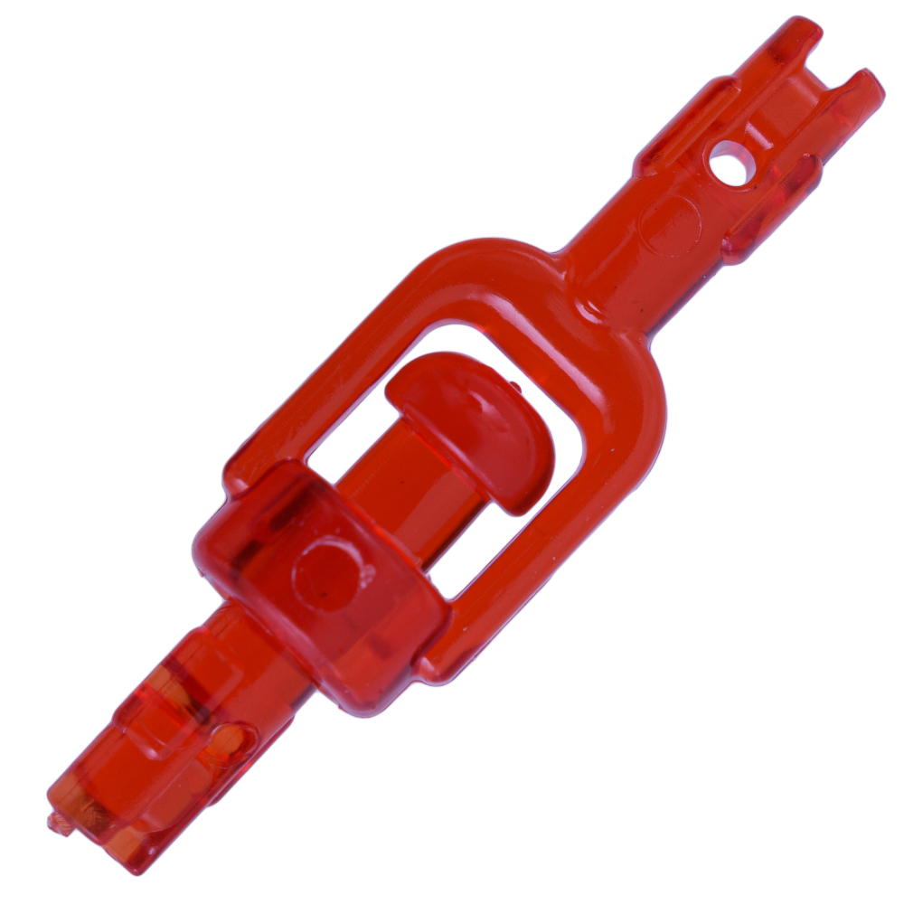 AQUATECO Fishing Fluoro-Clear Plastic Swivel INWISASWIVEL Bloody Red - Image 2