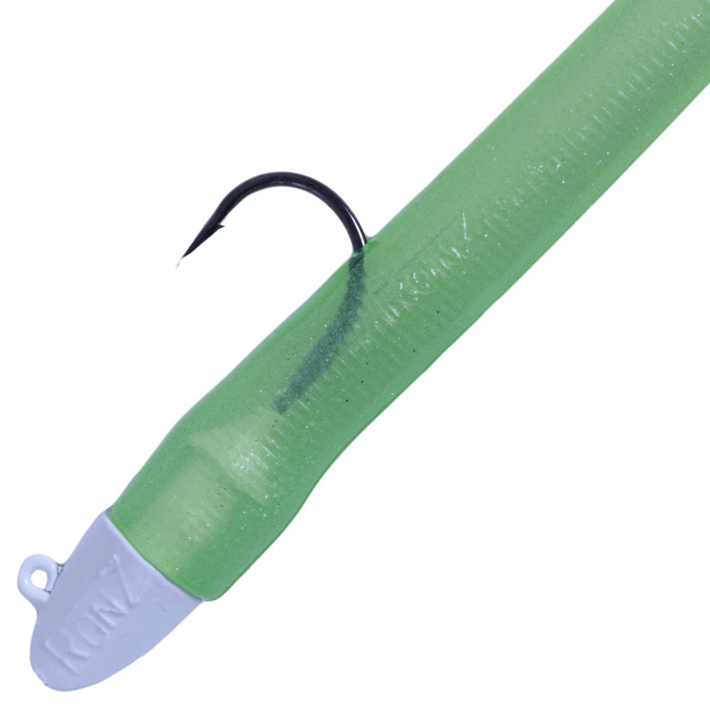 RONZ Original Performance Soft Bait Lure 8"/1.5oz 3x801L Olive Metallic - Image 2